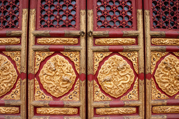 The decoration of Forbidden City