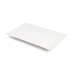white ceramic square plate tableware