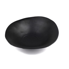 black bowl salad bowl dish