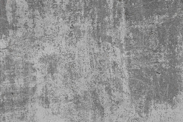 Obraz premium The texture of the old grey concrete wall with scratches, cracks, dust, crevices, roughness, stucco. Can be used as a poster or background for design