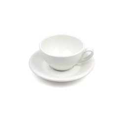 Obraz na płótnie Canvas white ceramic cup teacup coffecup