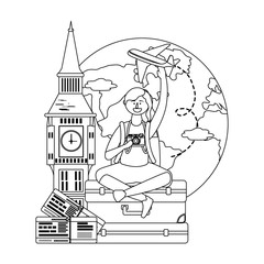 Big ben tower landmark design