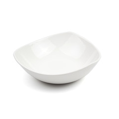 white ceramic bowl salad 