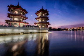 Twin pagodas