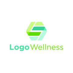 logo for wellness, yoga and spa