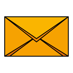 envelope mail send isolated icon