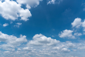 Blue sky on a bright day