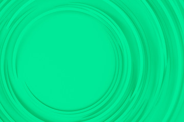 Abstract volume background with the image of a random rotating thin rings. 3D illustration