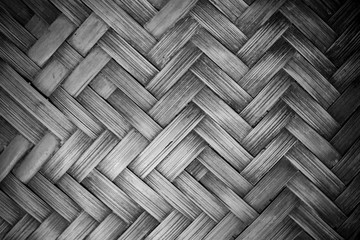 Woven bamboo pattern.