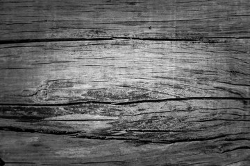 Pattern cracked old wooden background.