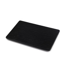 black melamin square sushi plate