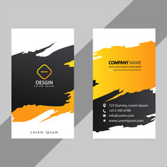 Abstract creative business card design length
