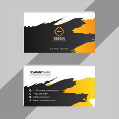 Abstract creative business card design