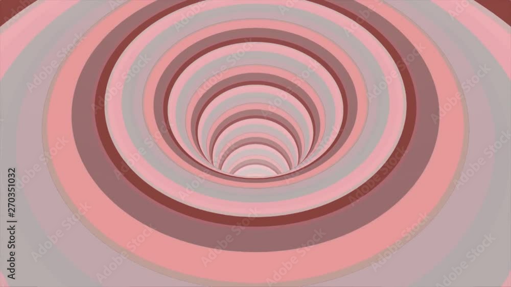 Poster abstract background with endless spinning funnel, seamless loop. animation. abstract helix with stri