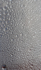 Water drop background on glass