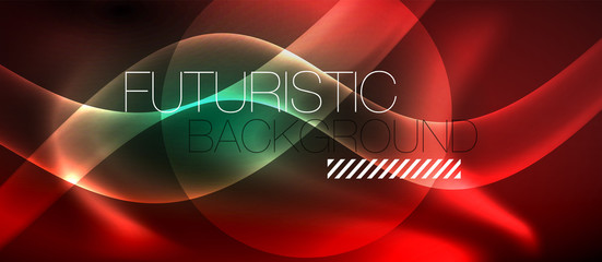 Glowing shiny light abstract background