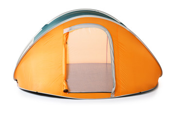 Camping tent on white background © Pixel-Shot
