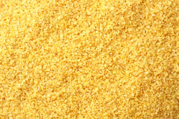 bulgur wheat background. bulgur wheat texture. top view