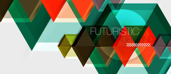 Hexagon abstract background, geometrical modern template