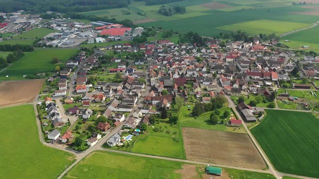 Borsdorf in Hessen - Luftvideo von Borsdorf