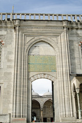 Fototapeta na wymiar Blue Mosque Arch, Istanbul