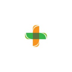 Medical logo template vector icon illustration