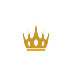 Crown logo template vector illustration