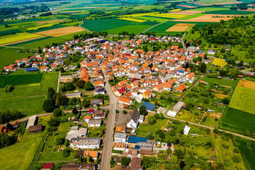 Steinheim in Hessen von oben