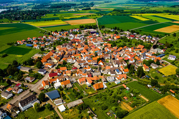 Steinheim in Hessen von oben