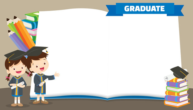 Kindergarten Graduation Background Design