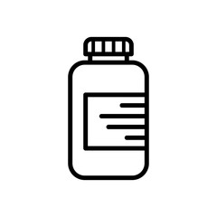 Medical Bottle icon vector