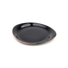black colored ceramic plate design craft