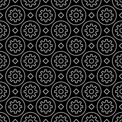 Seamless cogwheel pattern