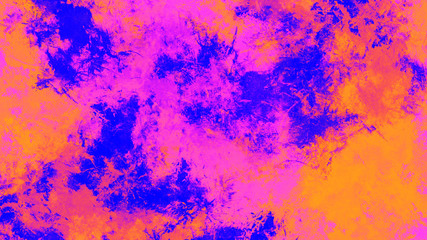 Fototapeta premium Watercolor vivid abstract background. Closeup of the painting.