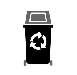 Garbage related icon on background for graphic and web design. Simple illustration. Internet concept symbol for website button or mobile app.