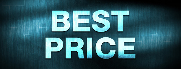 Best Price abstract blue banner background