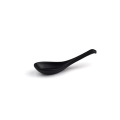 black souce spoon cutlery
