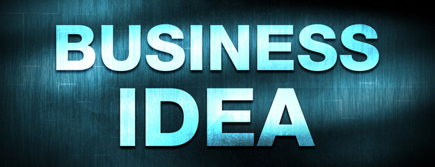 Fototapeta premium Business Idea abstract blue banner background