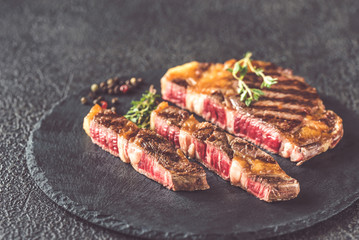 Grilled beef steak