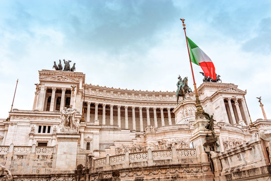 Altare dell Patria, National Monument of Victor Emmanuel II, Rome - Italy