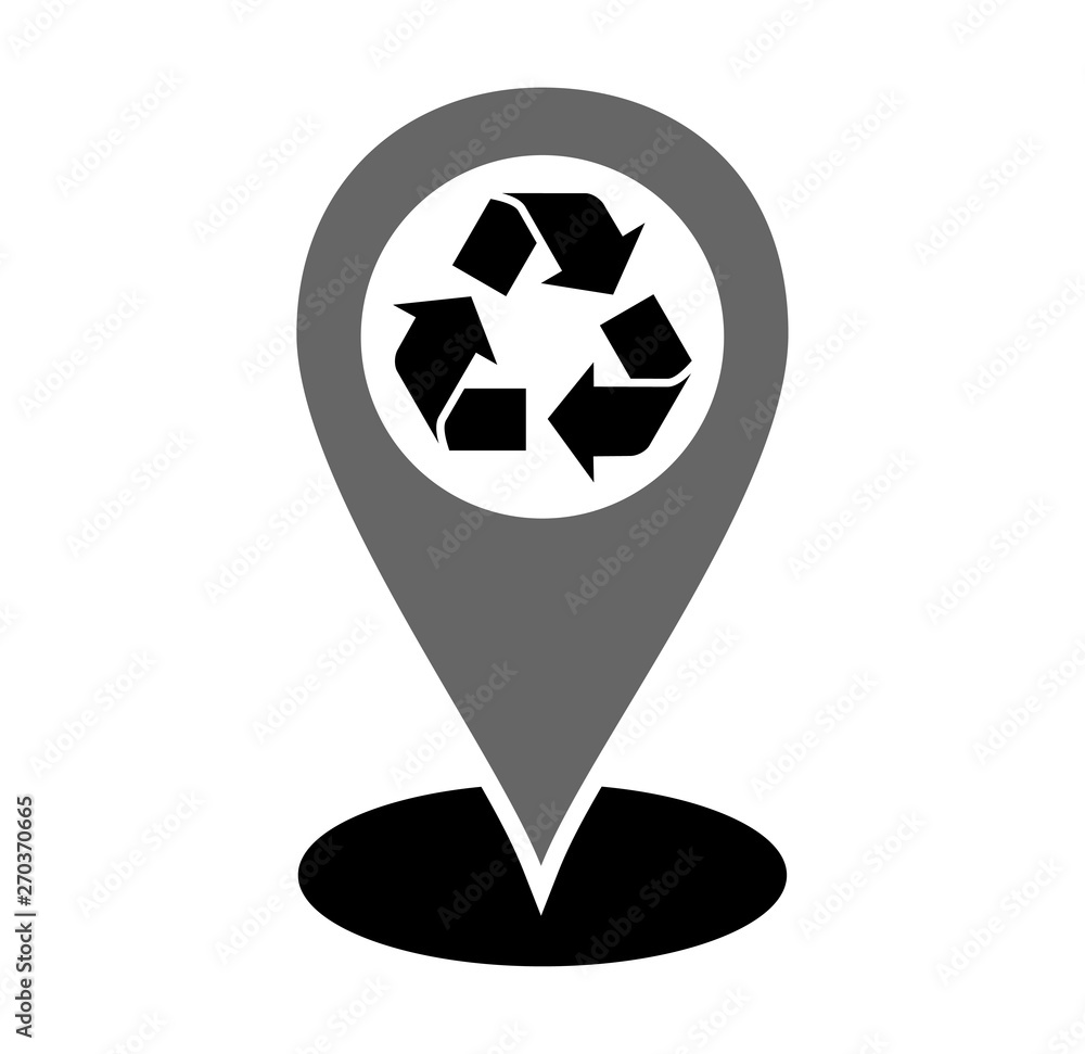 Poster garbage related icon on background for graphic and web design. simple illustration. internet concept