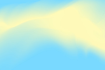 blurred blue and yellow pastel colors soft wave colorful effect for background abstract, illustration gradient in water color art swirl color blue concept, colorful wallpaper with pastel colors