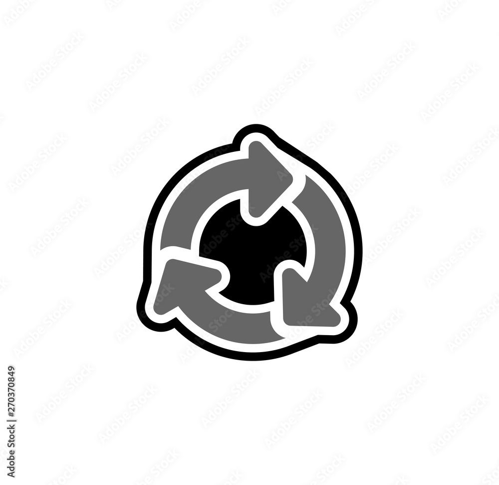 Poster garbage related icon on background for graphic and web design. simple illustration. internet concept