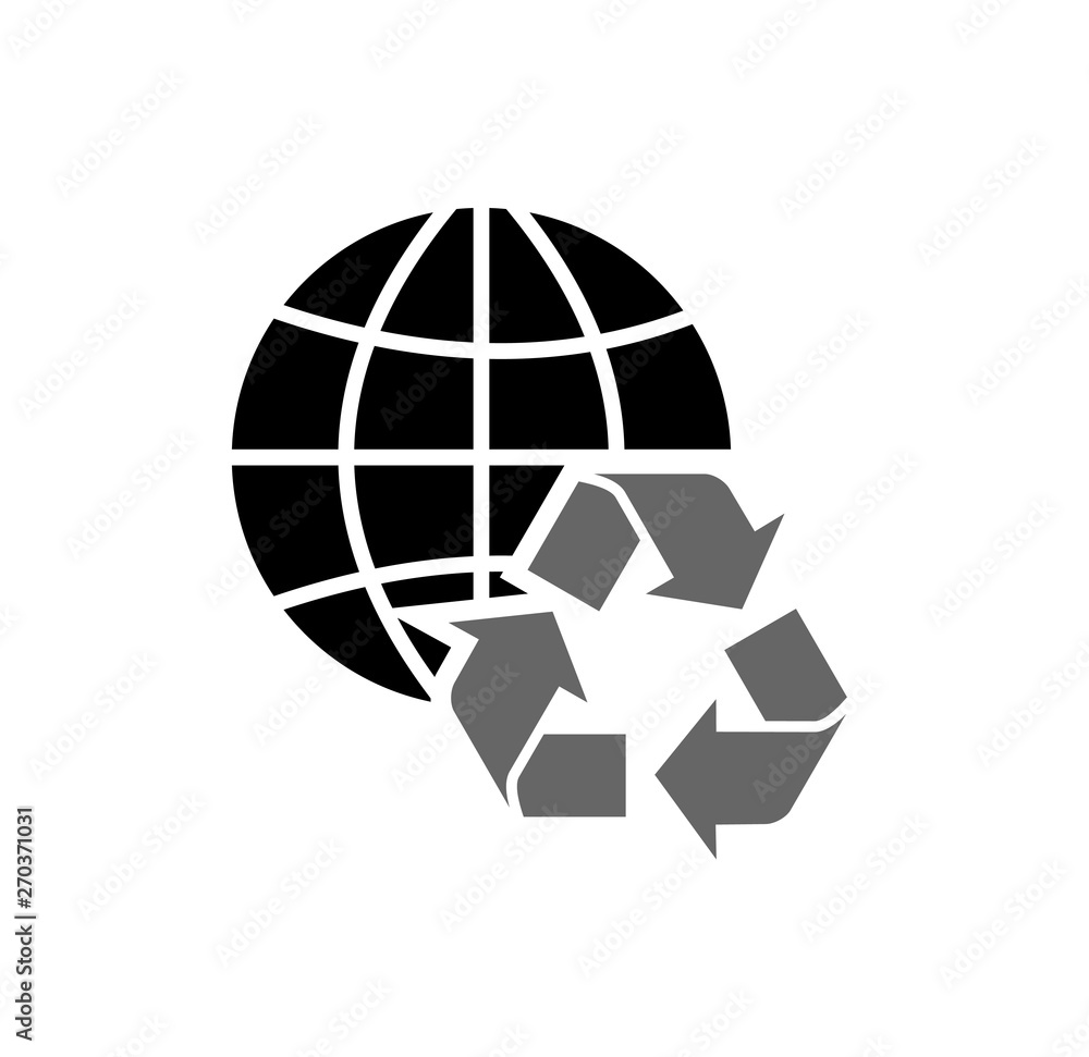 Poster garbage related icon on background for graphic and web design. simple illustration. internet concept