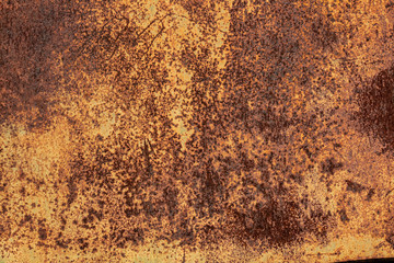 Grunge abandoned,abstract,aged,alloy,backdrop,background,black,brown,brush,copper,corrosion,corrosive,crack,damarusted metal texture. Rusty corrosion and oxidized background. Worn metallic iron panel.