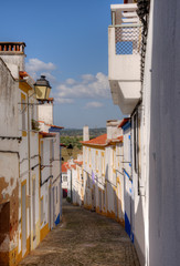 Fototapeta premium Rue portugaise typique à Arronches, Alentejo