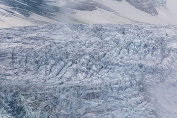 Glaciers and mountain landscape