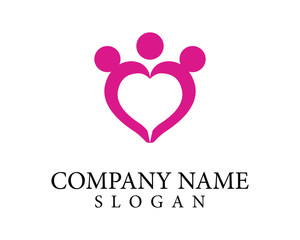 Community people care logo and symbols template