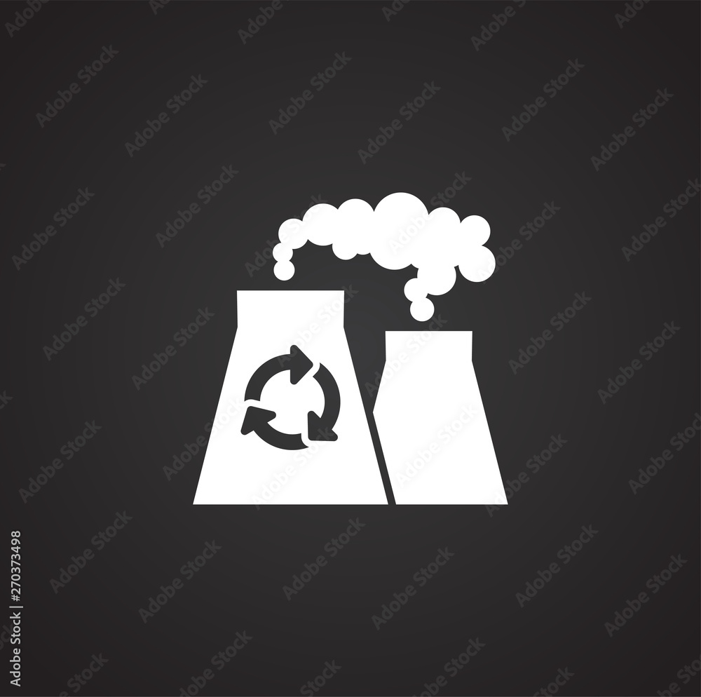 Poster garbage related icon on background for graphic and web design. simple illustration. internet concept