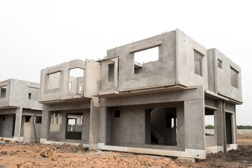 Prefabricated building.